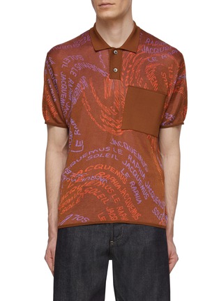 首图 - 点击放大 - JACQUEMUS - TORDO 口袋饰扭转 LOGO 印花 POLO 衫