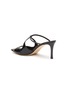  - JIMMY CHOO - 75 ANISE 镂空鞋面方头高跟漆皮穆勒鞋