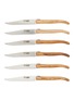 首图 –点击放大 - LAGUIOLE EN AUBRAC - Olivewood Handle Stainless Steel Steak Knives — Set of 6