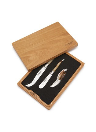 细节 –点击放大 - LAGUIOLE EN AUBRAC - Corkscrew Cheese Knife And Spreader Set
