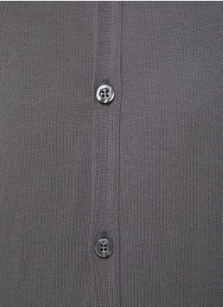  - JOHN SMEDLEY - V 领纯棉针织开衫