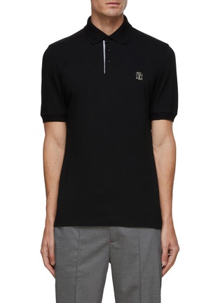 首图 - 点击放大 - BRUNELLO CUCINELLI - LOGO 纯棉 POLO 衫