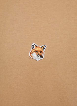  - MAISON KITSUNÉ - 狐狸头拼贴纯棉 T 恤