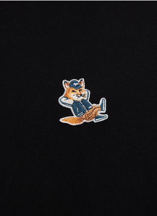  - MAISON KITSUNÉ - DRESSED 狐狸拼贴纯棉 T 恤