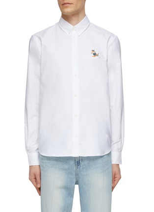 首图 - 点击放大 - MAISON KITSUNÉ - DRESSED 狐狸拼贴纯棉衬衫