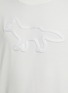  - MAISON KITSUNÉ - 狐狸轮廓拼贴纯棉 T 恤