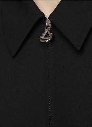  - SOLID HOMME - 拉链短袖衬衫