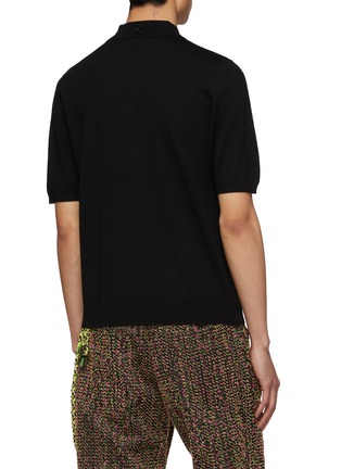 背面 - 点击放大 - DRIES VAN NOTEN - 羊毛条纹 POLO 衫