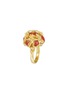细节 - 点击放大 - CENTAURI LUCY - EYCK 钻石红玉髓点缀花朵造型18K黄金戒指