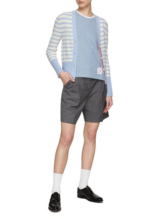 模特儿示范图 - 点击放大 - THOM BROWNE - 纯棉短袖 T 恤