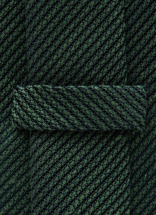 细节 - 点击放大 - STEFANOBIGI MILANO - 亚麻混真丝领带
