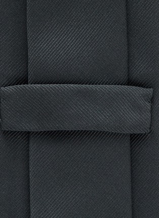 细节 - 点击放大 - STEFANOBIGI MILANO - 纯色真丝领带