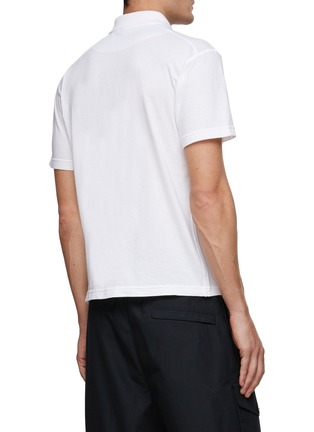 背面 - 点击放大 - STONE ISLAND - LOGO 饰纯棉 POLO 衫