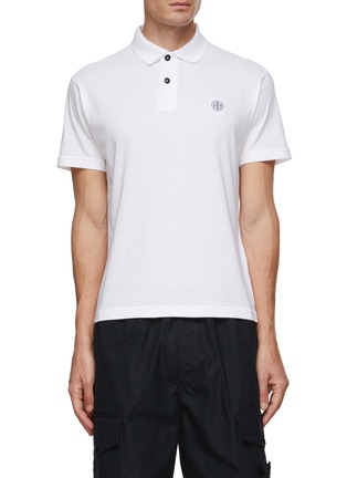 首图 - 点击放大 - STONE ISLAND - LOGO 饰纯棉 POLO 衫
