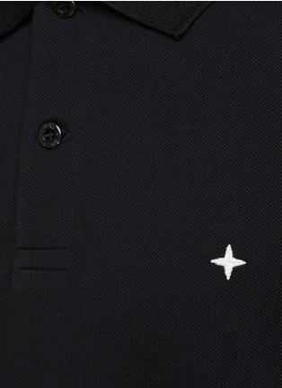  - STONE ISLAND - 星星刺绣纯棉 POLO 衫