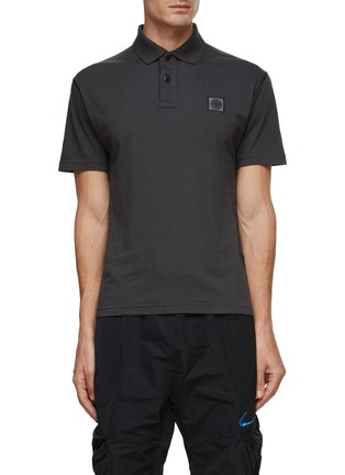 首图 - 点击放大 - STONE ISLAND - LOGO 饰纯棉 POLO 衫