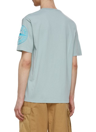 背面 - 点击放大 - STONE ISLAND - LOGO 刺绣纯棉 T 恤