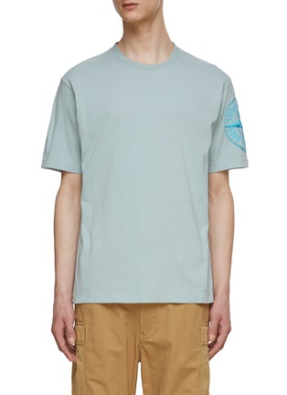 首图 - 点击放大 - STONE ISLAND - LOGO 刺绣纯棉 T 恤