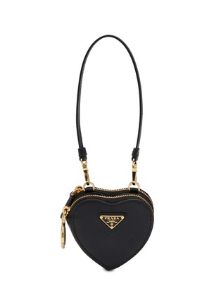 首图 - 点击放大 - PRADA - 心形真皮迷你手拿包