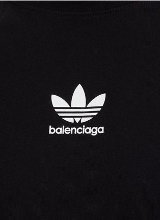  - BALENCIAGA - X ADIDAS LOGO 印花纯棉短袖 T 恤