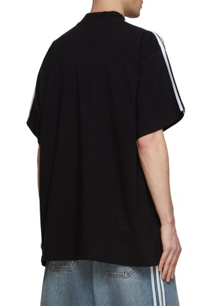 背面 - 点击放大 - BALENCIAGA - X ADIDAS LOGO 印花纯棉短袖 T 恤