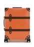 首图 –点击放大 - GLOBE-TROTTER - CENTENARY 小号双锁皮带拉杆行李箱 — 橙色和棕色