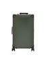 首图 –点击放大 - GLOBE-TROTTER - Original 4-Wheel Medium Check-In Case — Green/Brown