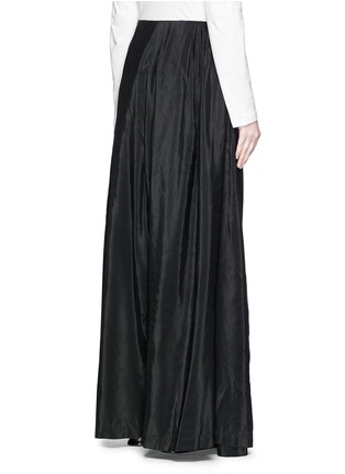 背面 - 点击放大 - DRIES VAN NOTEN - 棉混丝半裙拼接阔腿裤