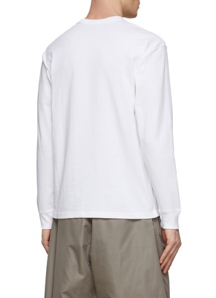 背面 - 点击放大 - NIKE - Swoosh Logo Cotton Long Sleeve T-Shirt