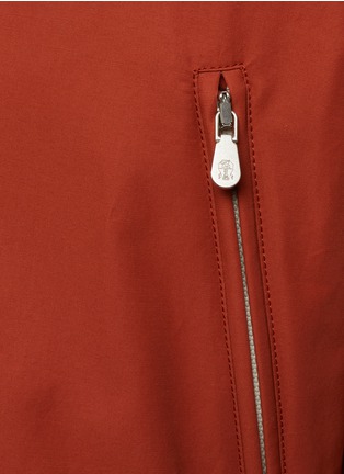  - BRUNELLO CUCINELLI - 拉链开襟连帽大衣