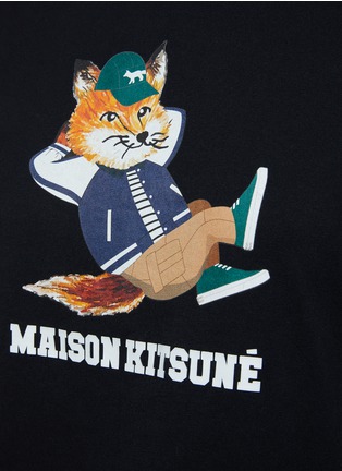  - MAISON KITSUNÉ - DRESSED 狐狸印花纯棉 T 恤