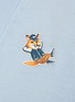  - MAISON KITSUNÉ - DRESSED 狐狸拼贴 V 领羊毛针织开衫