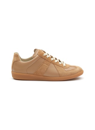 首图 - 点击放大 - MAISON MARGIELA - REPLICA 绒面皮拼接真皮系带运动鞋