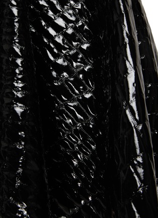  - ALAÏA - 仿皮革褶裥半裙