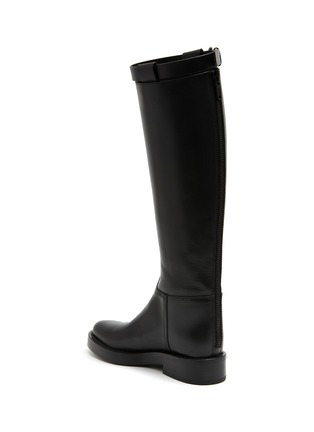  - ANN DEMEULEMEESTER - 真皮高筒靴