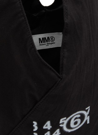 细节 - 点击放大 - MM6 MAISON MARGIELA - LOGO 印花托特包
