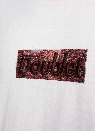  - DOUBLET - LOGO 刺绣纯棉 T 恤