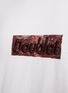  - DOUBLET - LOGO 刺绣纯棉 T 恤