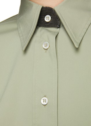  - BRUNELLO CUCINELLI - 棉府绸纽扣衬衫