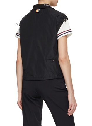 背面 - 点击放大 - SOUTHCAPE - Drawstring Armhole High Neck Windbreaker Vest