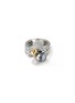 细节 - 点击放大 - JOHN HARDY - ‘Classic Chain’ Hammered 18K Gold Silver Tahitian And Freshwater Pearl Ring