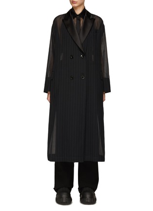 首图 - 点击放大 - SACAI - 半透视错觉拼接长款外套