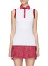 首图 - 点击放大 - J.LINDEBERG - ‘LALE’ LOGO PRINT TRIM SLEEVELESS GOLF TOP