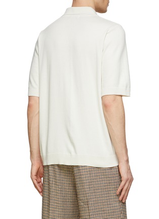 背面 - 点击放大 - MANORS - Chest Pocket Cotton Knit Polo Shirt