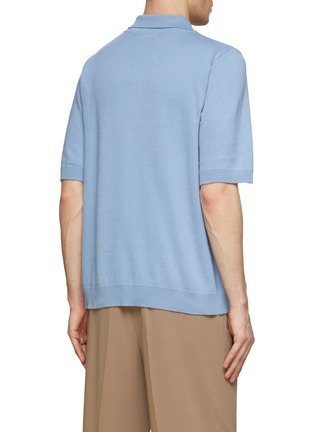 背面 - 点击放大 - MANORS - Chest Pocket Cotton Knit Polo Shirt