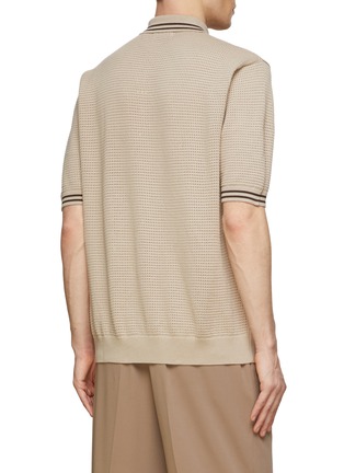 背面 - 点击放大 - MANORS - BUTTON FRONT LIGHT TWIN TIPPED POLO