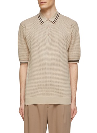 首图 - 点击放大 - MANORS - BUTTON FRONT LIGHT TWIN TIPPED POLO