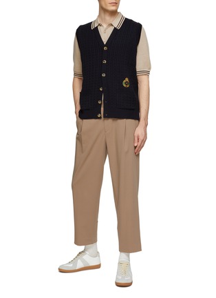 模特儿示范图 - 点击放大 - MANORS - BUTTON FRONT LIGHT TWIN TIPPED POLO