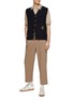 模特儿示范图 - 点击放大 - MANORS - BUTTON FRONT LIGHT TWIN TIPPED POLO