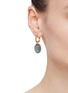 模特儿示范图 - 点击放大 - GOOSSENS - CABOCHONS 晶石点缀镀金黄铜耳环